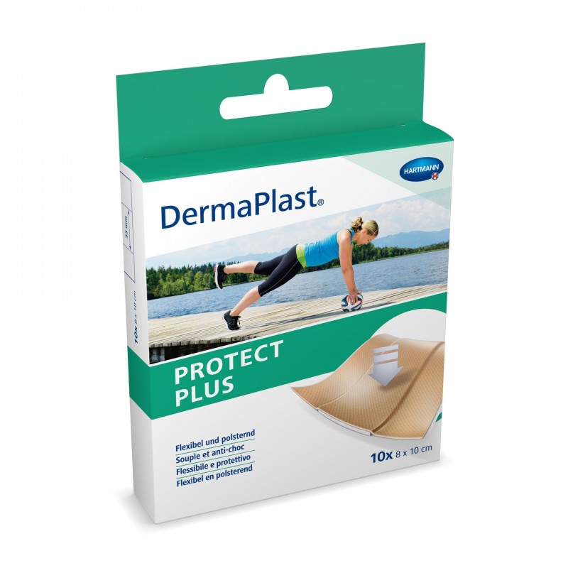 DermaPlast® ProtectPlus, 8 x 10 cm, 10 Stk.