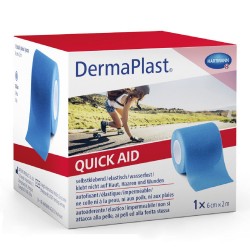 DermaPlast® QuickAid, blau, 6 cm x 2 m