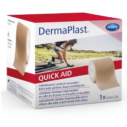 DermaPlast® QuickAid, hautfarbig, 6 cm x 2 m