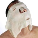 Masque facial d'hydrogel Burnshield, 20 x 45 cm	, application