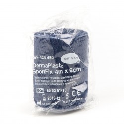 Bandage de sport DermaPlast® Active, 4 m x 6 cm, bleu